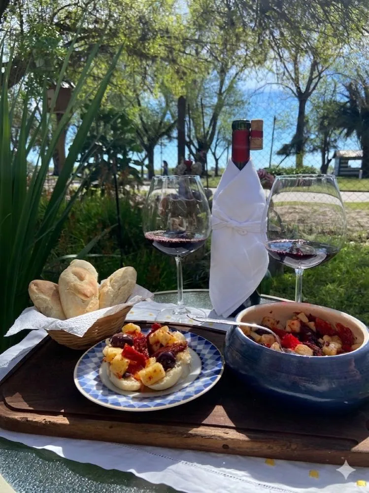 Sector de parrilla privada en el jardín
